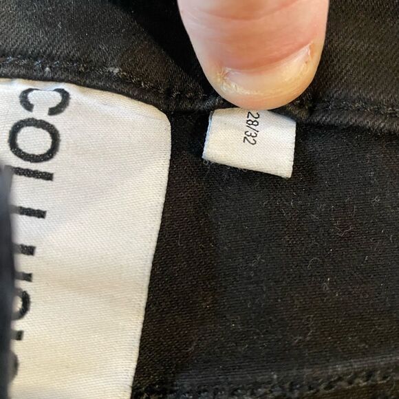 ASOS COLLUSION x001 Super Skinny Jeans Women’s Black, 28”x32" - Picture 5 of 8